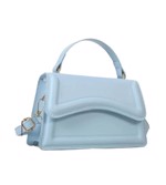 Taske: Miss Helena, lyseblå klassisk taske 👜
